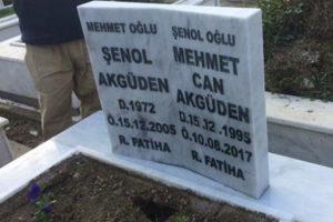 Baba ve oğlunun mezar taşı 6 ayda &uuml;&ccedil; kez &ccedil;alındı