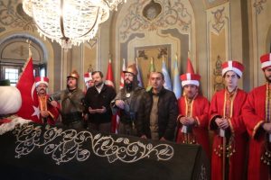 Bursa G&uuml;rsu Ayyıldız Mehter Takımı Bilecik'in tam kalbinde