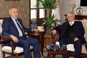 Aziz Yıldırım'dan Hatay Valisi Erdal Ata'ya ziyaret
