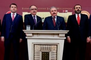 AK Parti ve MHP'nin 'ittifak' teklifi Meclis'e sunuldu