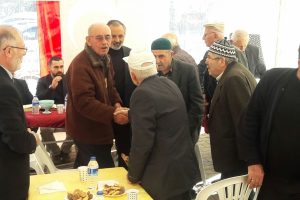 Bursa'da huzurevi sakinlerinden şehit evine taziye ziyareti