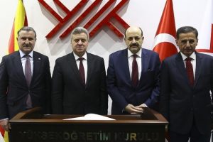 Makedonya Cumhurbaşkanı Ivanov Y&Ouml;K Başkanı Sara&ccedil;'la g&ouml;r&uuml;şt&uuml;