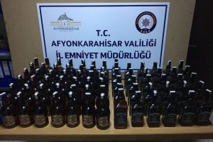 73 şişe ka&ccedil;ak viski ele ge&ccedil;irildi