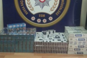 Bursa'da 3 bin 40 paket kaçak sigara ele geçirildi