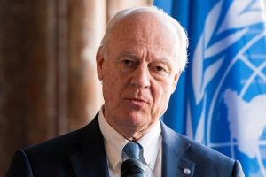 BM &Ouml;zel Temsilcisi Mistura'dan Doğu Guta'da acil ateşkes &ccedil;ağrısı