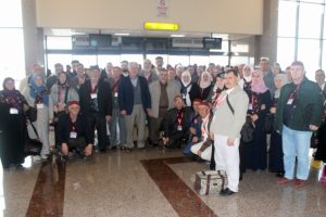 Bursa'da umre yolcuları dualarla uğurlandı