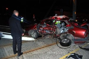 Kayseri'de kaza: 1 &ouml;l&uuml;, 6 yaralı