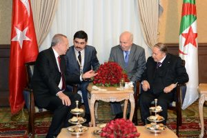 Cumhurbaşkanı Erdoğan, Cezayirli mevkidaşıyla g&ouml;r&uuml;şt&uuml;