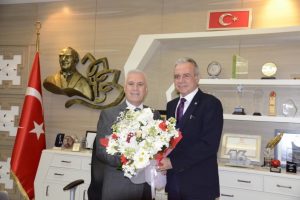 MMO Bursa Şubesi'nden Nil&uuml;fer Belediye Başkanı Bozbey'e ziyaret