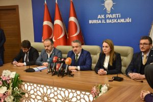 AK Parti Bursa'da y&uuml;r&uuml;tme kurulu belirlendi