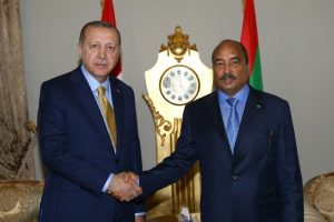 Erdoğan, Moritanyalı mevkidaşıyla g&ouml;r&uuml;şt&uuml;