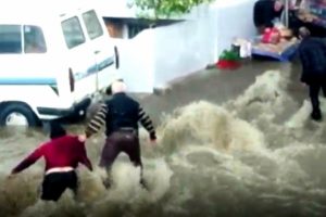 Sele kapılan kadın dehşet anları anlattı