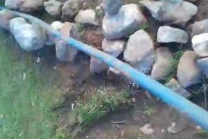 Su hortumuna gizlenmiş 80 metrelik ka&ccedil;ak hat bulundu