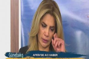 Şehit haberlerini verirken g&ouml;zyaşlarını tutamadı