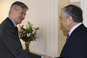 KKTC Cumhurbaşkanı Akıncı, Lacroix ile g&ouml;r&uuml;şt&uuml;