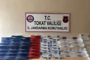 Tokat'ta ka&ccedil;ak sigara operasyonu