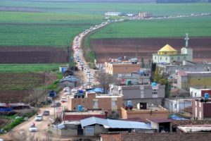 Aşiret y&uuml;zlerce ara&ccedil;la b&ouml;yle geldi