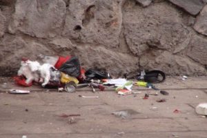 Kars'ta karakol yakınındaki ş&uuml;pheli &ccedil;anta f&uuml;nye ile patlatıldı