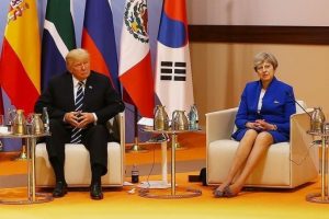 Trump ile May Doğu Guta'yı g&ouml;r&uuml;şt&uuml;