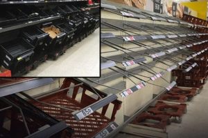 İngiltere'de b&uuml;y&uuml;k panik! Rafları boşalttılar