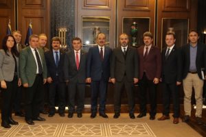 Aktaş ve T&uuml;rkyılmaz Bursa B&uuml;y&uuml;kşehir Belediyesi'nde bir araya geldi