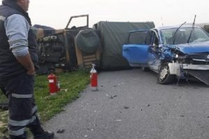 KKTC'de feci kaza: 7'si asker 10 yaralı