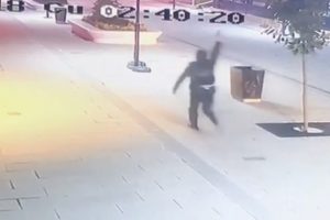 Nefes kesen hırsız polis kovalamacası kamerada!