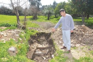 Tuvalet &ccedil;ukuru kazısında bulundu