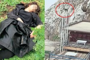 Kızı da aynı yerden d&uuml;şt&uuml;! Uzmanlar: Paylaşılan g&ouml;r&uuml;nt&uuml; aileyi olumsuz etkiledi