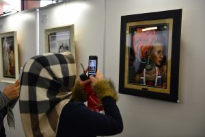 Bursa Yıldırımlı kadınlardan r&ouml;lyef sergisi