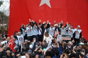 Şeker fabrikasının &ouml;zelleştirilmesine protesto