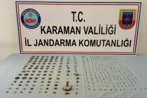 Durdurulan ara&ccedil;ta &ccedil;ok sayıda tarihi eser ele ge&ccedil;irildi
