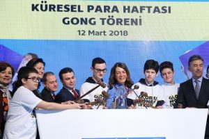 Borsa İstanbul'da gong 'Küresel Para Haftası' için çaldı