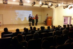 Bursa Büyükorhan'da öğrenciler İstiklal Marşı'nın kabulünü kutladı