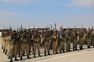 660 asker ve korucu Afrin'e uğurlandı