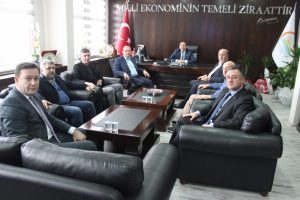 Bursa Ticaret Borsası'ndan Bursa İl Gıda Tarım ve Hayvancılık M&uuml;d&uuml;r&uuml; Yıldız'a ziyaret