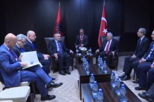 Yıldırım, Arnavutluk ve Moldova Cumhurbaşkanlarıyla g&ouml;r&uuml;şt&uuml;