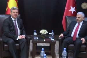 Yıldırım, Makedonya Cumhurbaşkanı Ivanov ile g&ouml;r&uuml;şt&uuml;