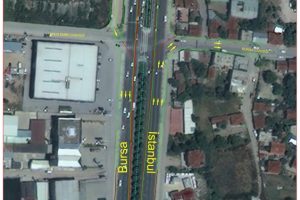 Bursa İstanbul Caddesi'nde trafik d&uuml;zenlemesi