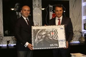 Beşiktaş'ın 115. yılına &ouml;zel pul!