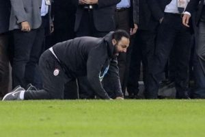 Ka&ccedil;an gol sonrası Hasan Şaş &ccedil;ılgına d&ouml;nd&uuml;!