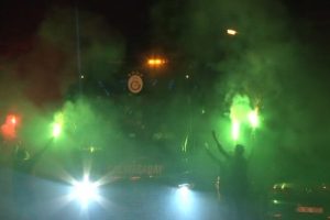 Galatasaray'a coşkulu karşılama