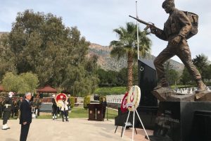 KKTC'de 18 Mart şehitleri anma g&uuml;n&uuml; t&ouml;reni