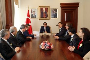 Bursa Valisi K&uuml;&ccedil;&uuml;k, Orman B&ouml;lge M&uuml;d&uuml;r&uuml; Akın ve heyetini ağırladı