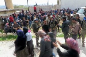 Afrin k&ouml;ylerinde &Ouml;SO'ya sıcak karşılama
