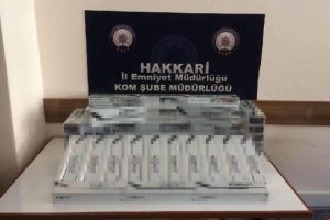 Hakkari'de ka&ccedil;ak sigara ve &ccedil;ay ele ge&ccedil;irildi