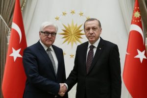 Erdoğan, Alman mevkidaşı ile g&ouml;r&uuml;şt&uuml;