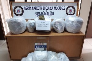 Durdurulan kamyonda 65 kilo esrar ele ge&ccedil;irildi