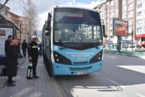 Kütahya'da halk otobüsü şoförü alkollü çıktı!