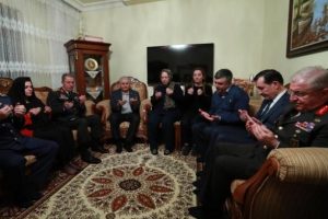 Yıldırım ve Akar'dan şehit ailesine ziyaret